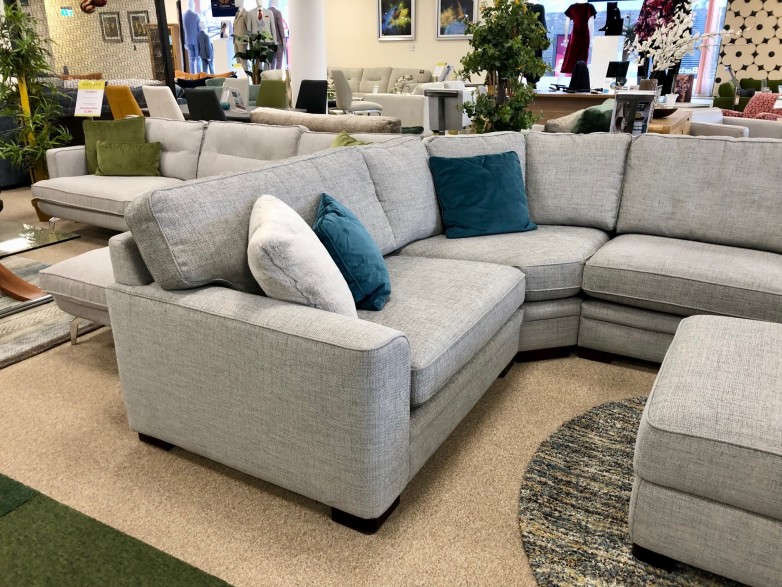 - Eden Corner Sofa, Armchair and Large Storage Footstool (Scatters Included)