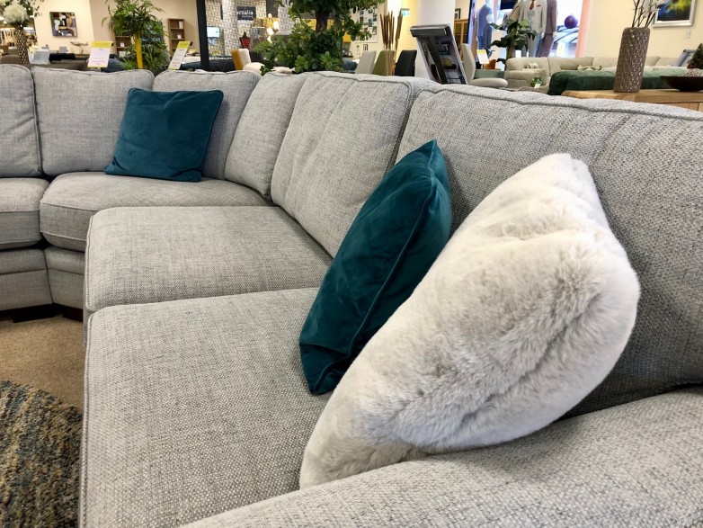 - Eden Corner Sofa, Armchair and Large Storage Footstool (Scatters Included)