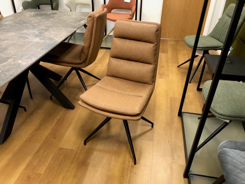 - Jupiter 1400-1800 Extending Dining Table and 4x Bono Swivel Dining Chairs