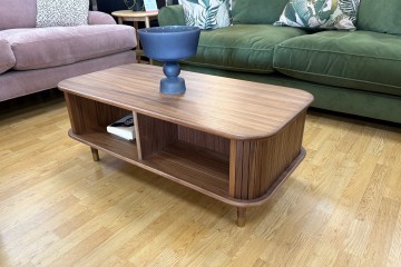 - Salita Walnut Rectangular Coffee Table