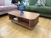 - Salita Walnut Rectangular Coffee Table thumbnail