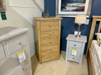 - Thames (Oak) Bedroom 5 Drawer Narrow Chest thumbnail