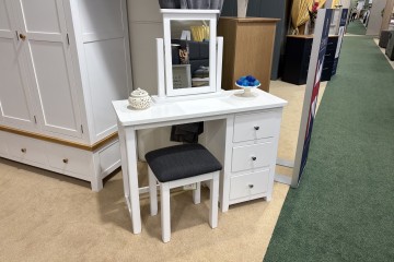 - Thames Bedroom Dressing Table, Stool and Mirror