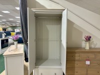 - Chartwell Bedroom 2 Door 1 Drawer Wardrobe with Oak Top thumbnail