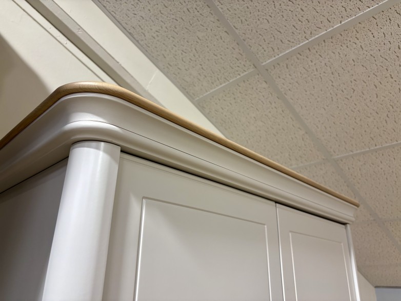 - Chartwell Bedroom 2 Door 1 Drawer Wardrobe with Oak Top