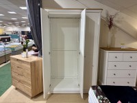 - Chartwell Bedroom Triple Hanging Wardrobe with Oak Top thumbnail