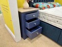 - Modo 25 Bedroom 3-Drawer Wide Bedside with Oak Top thumbnail