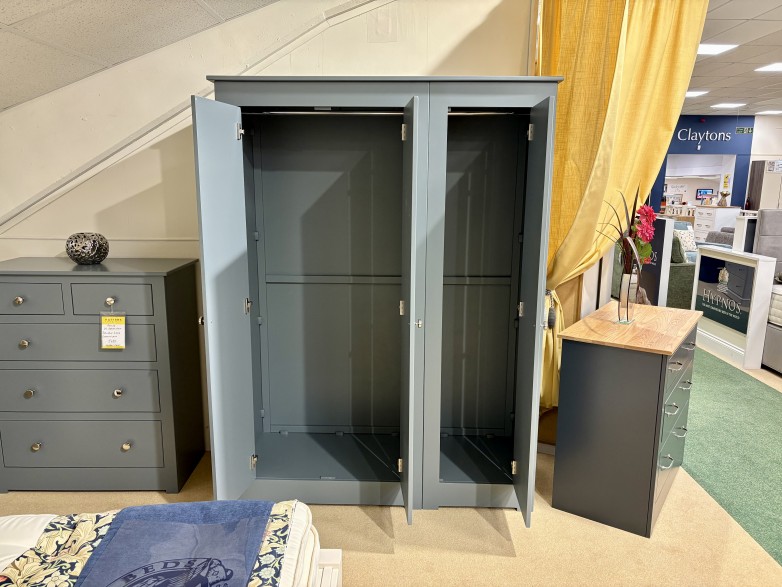 - Modo 25 Bedroom 3-Door All-Hanging Wardrobe with Painted Top