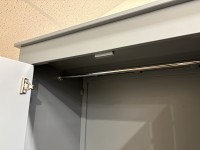 - Modo 25 Bedroom 3-Door All-Hanging Wardrobe with Painted Top thumbnail