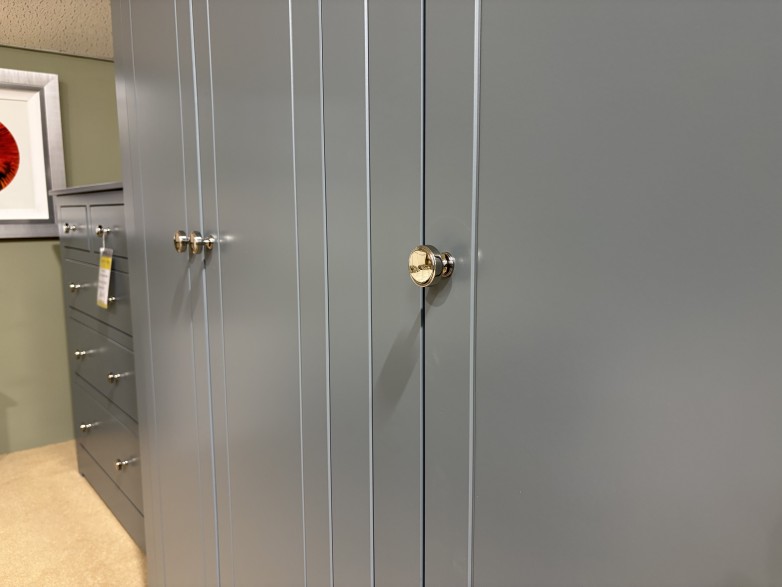 - Modo 25 Bedroom 3-Door All-Hanging Wardrobe with Painted Top