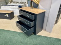 - Modo 25 Bedroom 3-Drawer Wide Chest with Oak Top thumbnail