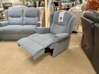 - Malvern Small 2-Seater Sofa, Small Armchair, Standard Manual-Reclining Armchair and Storage Footstool thumbnail