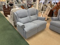 - Malvern Small 2-Seater Sofa, Small Armchair, Standard Manual-Reclining Armchair and Storage Footstool thumbnail