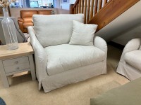 - Corfu Loose Cover Large Sofa, Armchair and Footstool (Additional Set of Covers Included) thumbnail