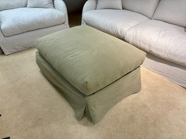 - Corfu Loose Cover Large Sofa, Armchair and Footstool (Additional Set of Covers Included)