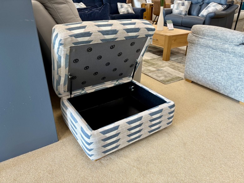 - Seattle Patterned Storage Footstool