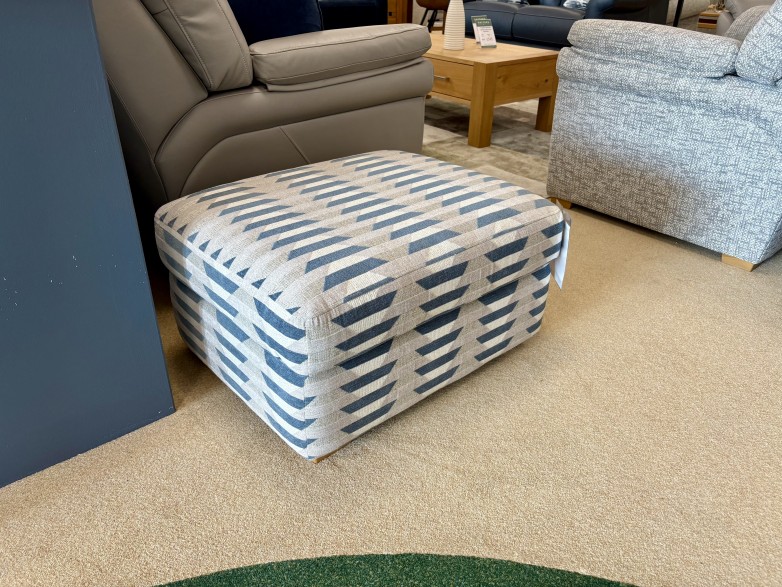 - Seattle Patterned Storage Footstool