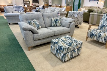 - Savannah 2-Seater Sofa and Storage Footstool (Scatters Included)