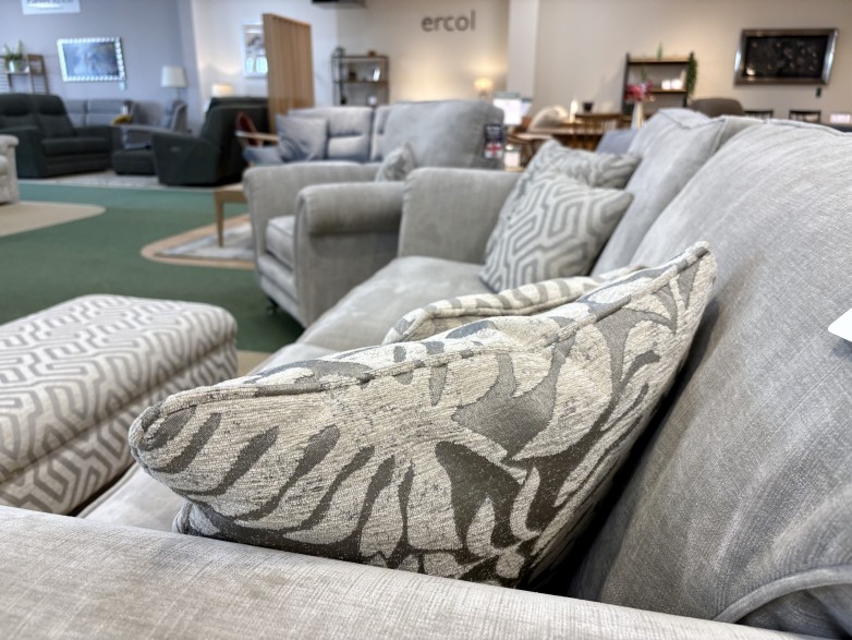 - Lowry Grand Sofa, Armchair and Legged Ottoman (Scatters Included)