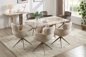 - Lunar (Mottled Mocha) Dining Collection