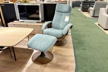 - Katia Swivel-Recliner Chair and Footstool