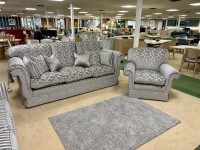 - Delphic 3-Seater High-Arm Emperor Sofa and Master Armchair thumbnail