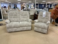 - Keswick Standard 2-Seater Sofa and Power-Reclining Armchair thumbnail