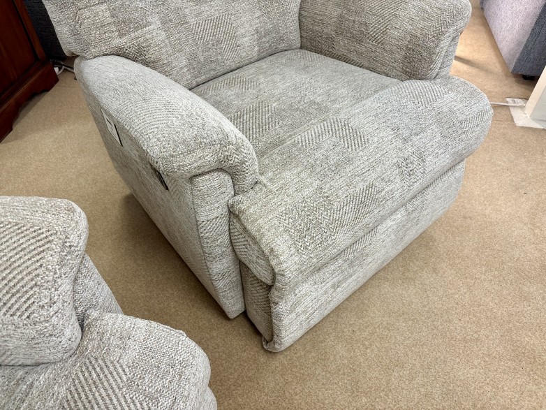 - Keswick Standard 2-Seater Sofa and Power-Reclining Armchair