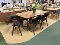 - Fusion Dining Table with 2x Extension Leaves and 6x Titan Dining Chairs thumbnail
