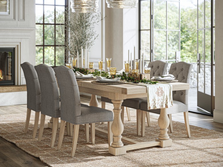 - Utah Dining Collection - White Wash