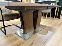 - Extending Dining Table in Lacquered Walnut (SM37N) with 4x Adele Dining Chairs thumbnail