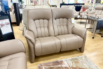 - Rhine Manual-Reclining 2-Seater Sofa in Leather