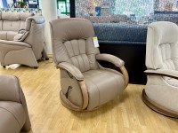 - Mosel Maxi Power-Reclining Swivel Chair in Leather thumbnail