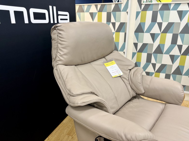 - Chester Midi Power-Reclining Swivel Chair in Leather