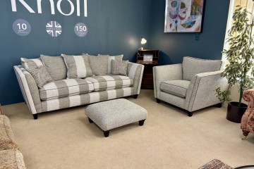 - Harlow Grand Sofa, Armchair and Moseley Footstool