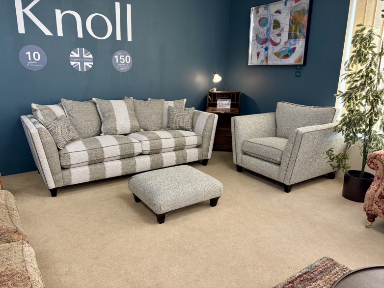 - Harlow Grand Sofa, Armchair and Moseley Footstool