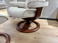 - Nordic Standard Chair and Footstool in Fabric thumbnail