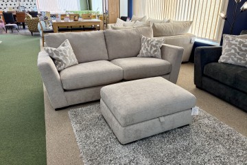 Harper Large Sofa and Storage Footstool (Scatters Included)
