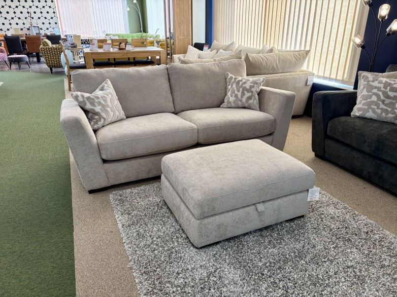 Harper Large Sofa and Storage Footstool (Scatters Included)