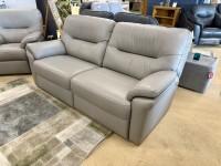 - Seattle 3-Seater Sofa and Power-Reclining Armchair in Leather thumbnail