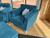 - Vincent 3-Seater Sofa, Armchair and Footstool thumbnail
