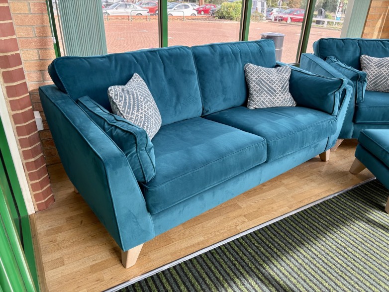 - Vincent 3-Seater Sofa, Armchair and Footstool