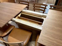 - Extending Dining Table (SM117NO) and 6x Dining Chairs (SM46NO) in Oiled Walnut Wood thumbnail