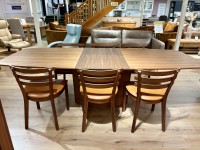 - Extending Dining Table (SM117NO) and 6x Dining Chairs (SM46NO) in Oiled Walnut Wood thumbnail