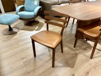 - Extending Dining Table (SM117NO) and 6x Dining Chairs (SM46NO) in Oiled Walnut Wood thumbnail