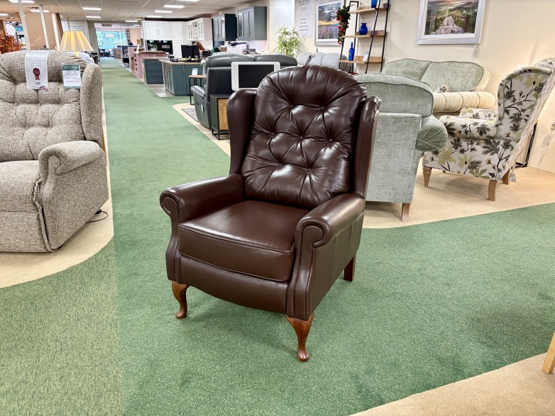 - Woburn Legged Armchair in Leather
