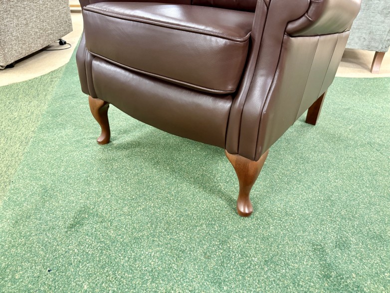 - Woburn Legged Armchair in Leather