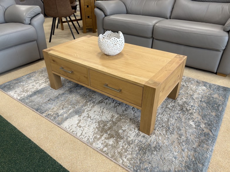 - Castello Light Oak Coffee Table